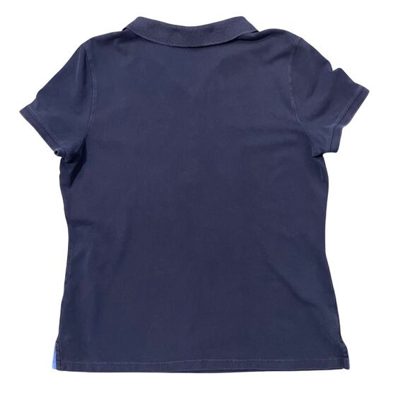 Talbots Ocean Classic Polo Shirt Navy Women's Petite Size LP - Picture 8 of 12